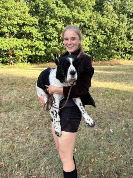 Leonie Andresen mit Pepper